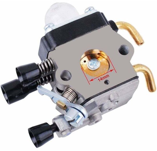 Geschikt voor Carburateur met luchtfilter en brandstofslang voor Stihl FS55 FS38 FS45 FS46 FS55C FC55 FS74 FS75 FS76 FS80 KM85 bosmaaier van HURI — afbeelding 5