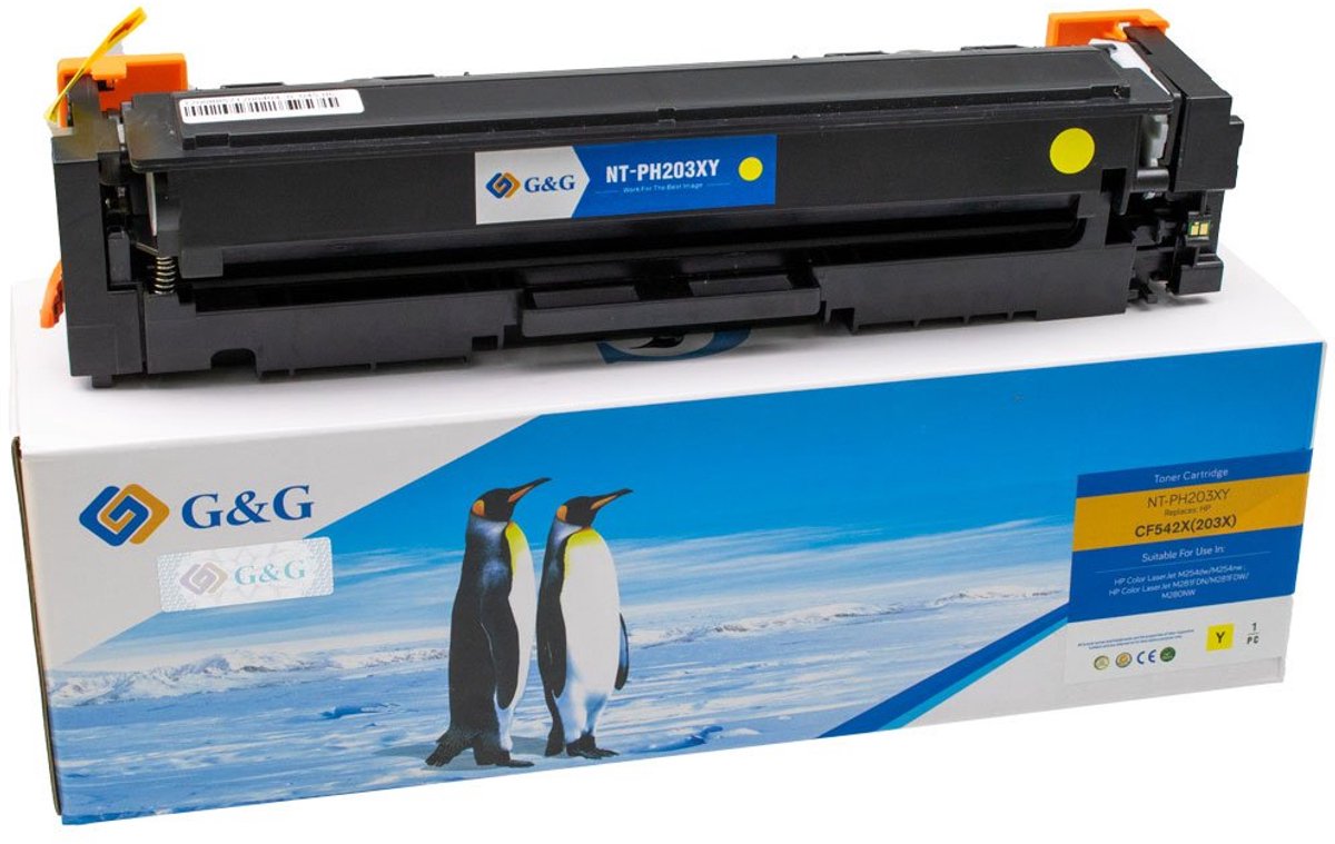 G&G 14970 tonercartridge 1 stuk(s) Compatibel Geel