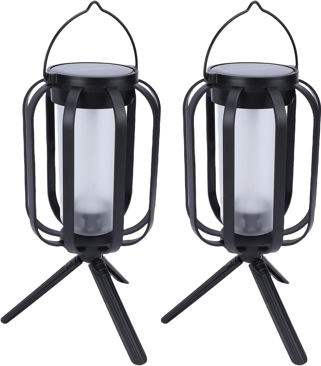 Zonnelantaarns Hanglampen - Buitenverlichting Tuin - Sfeervol Verlichten - Flikkerend Vuur
