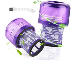 V11 Filter geschikt voor Dyson 2 stuks filters voor Dyson V15 V11 Absolute vacuümfilter vervanging voor Dyson V11 V15 SV14 SV17 SV22 Detect Animal Absolute Extra Pro Torque Drive accustofzuiger 970013-02