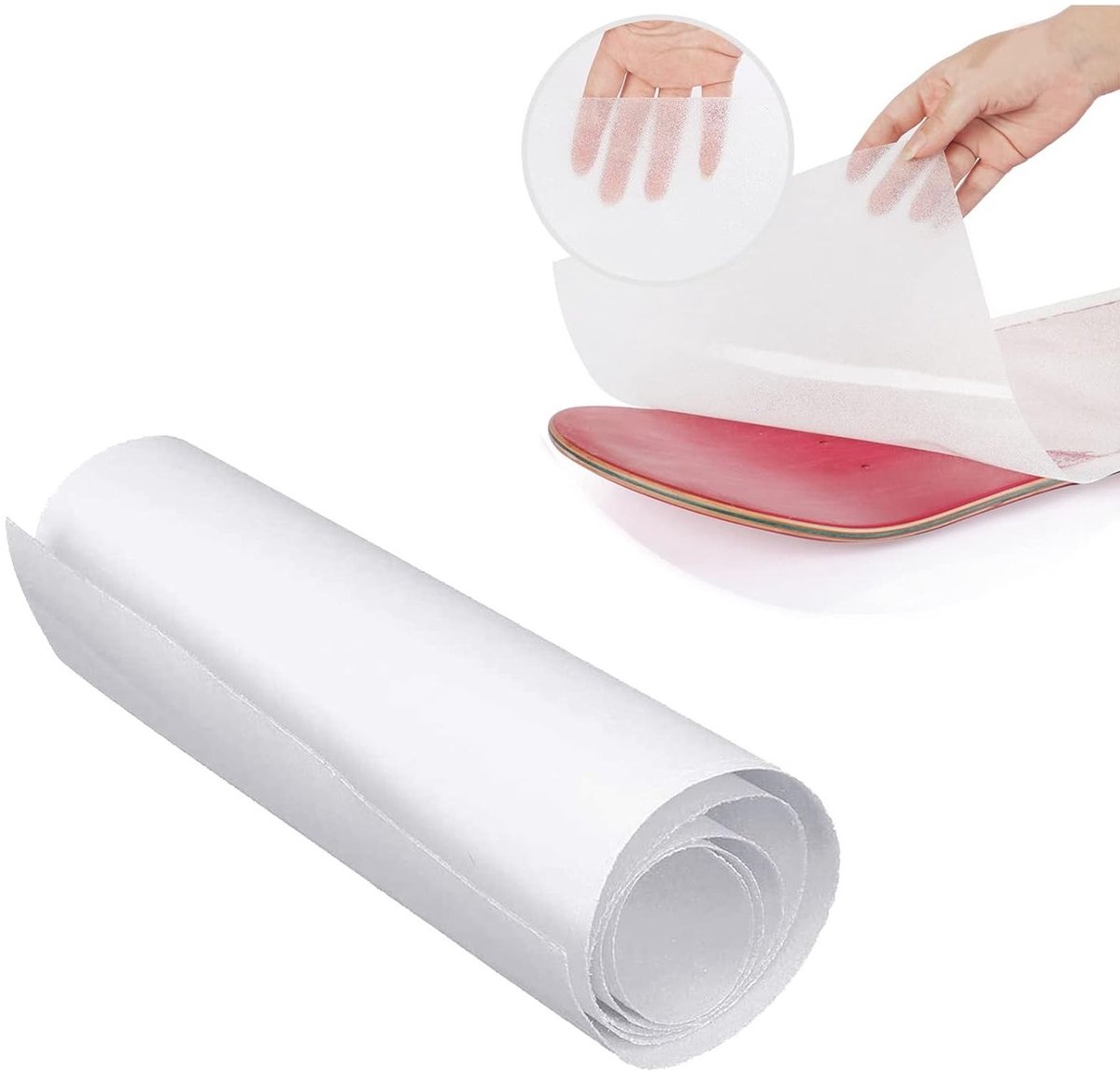 Duidelijke Grip Tape voor Skateboard en Longboard 84 x 23 cm Waterbestendig Antislip Duurzaam en Ideaal voor Skaten