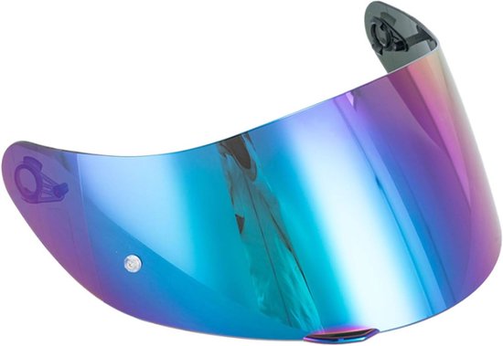 Motorfietshelm Vizier met Anti-Fog Film en Bevestiging - Geschikt voor AGV K1 K3SV K5 - Beschikbaar in Diverse Kleuren en Stijlen