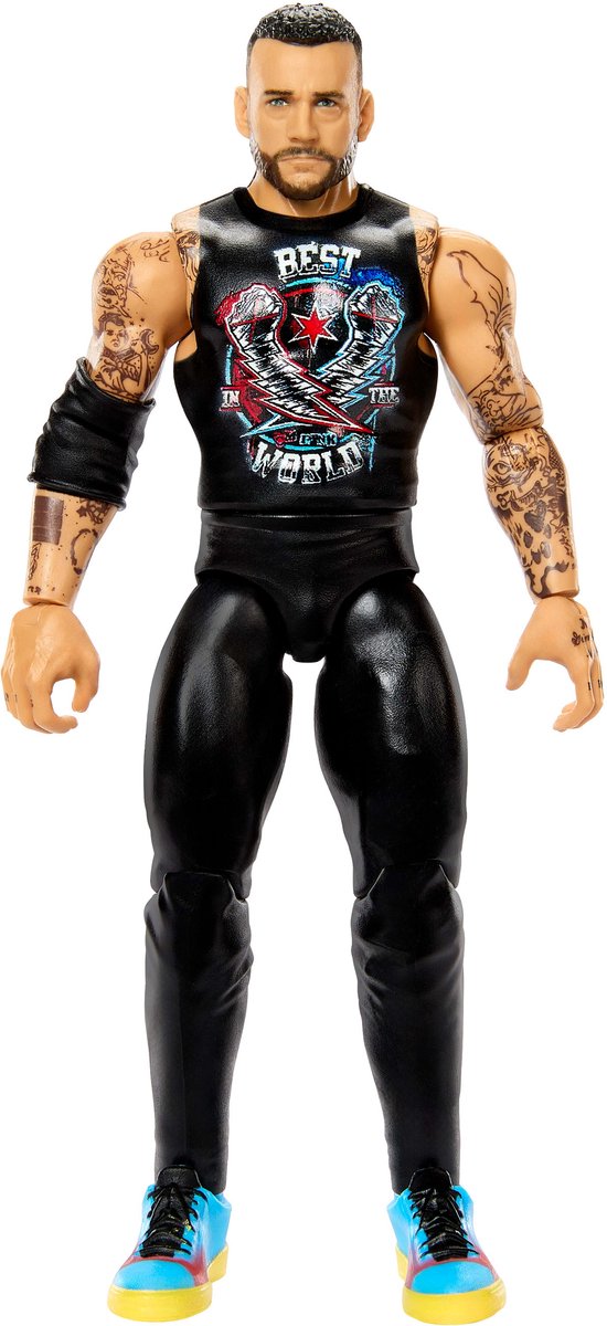 WWE Main Event Series Top Picks CM Punk Action Figure - 15 cm groot - Merchandise - Verzamelfiguur