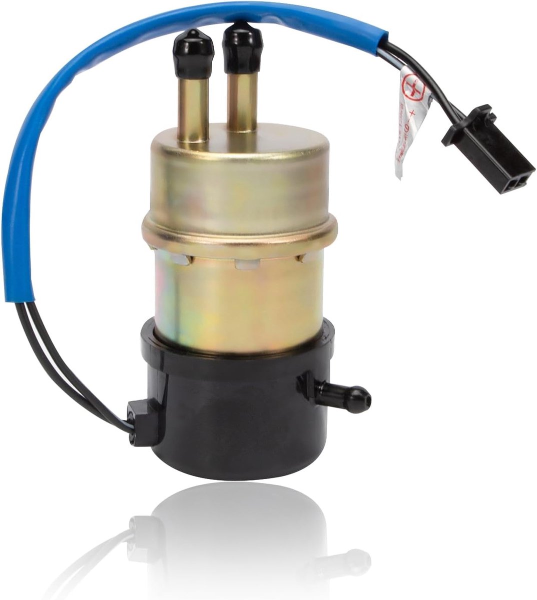 Elektrische Brandstofpomp - Benzinepomp Motor - Motoronderhoud - Duurzaam Aluminium - 47mm Diameter - Koper Zwart