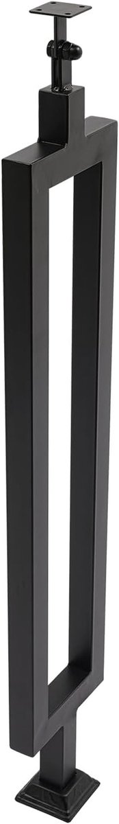 Trapleuning Binnen - Metalen Balustrade - Veilige Trap - Moderne Stijl - 85 cm Lengte - Zwart