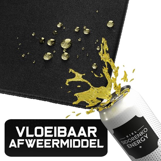 Gaming Muismat - Bureau Onderlegger - Snelheid Precisie - Randvrije randen - 28x20cm - Zwart — afbeelding 2