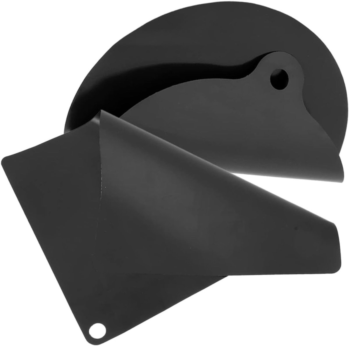 Kookplaat Beschermmatten - Siliconen Pads - Inductie Koken - Warmtebestendig Wasbaar - 25x25cm - Zwart