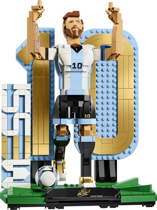 LEGO Editions Lionel Messi – Légende du football Jouet de football pour enfants - 43015