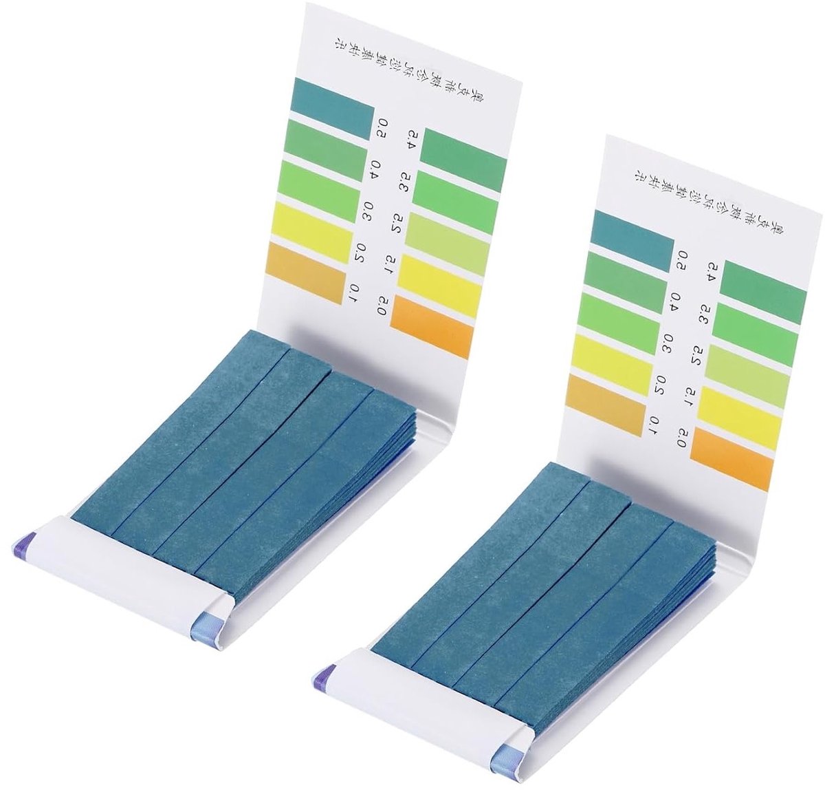 PH Test Strips 0.5-5, 2 Pack - 80 Indicator Papers voor Water, Voedsel en Bodem Alkaline en Zuur Testen