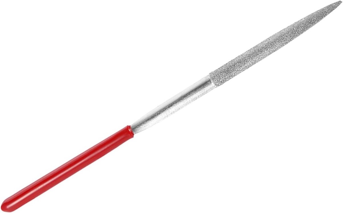 Diamant Coated Naaldvijl 150 Grit - Half Ronde Bestanden voor Metaal, Glas en Steen - 140mm Lengte
