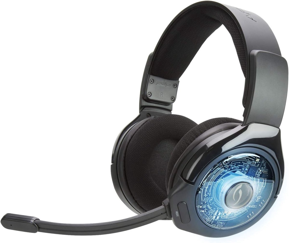 Draadloze gamingheadset met USB-dongle, 12m bereik, 2 geluidsmodi en 16u accu