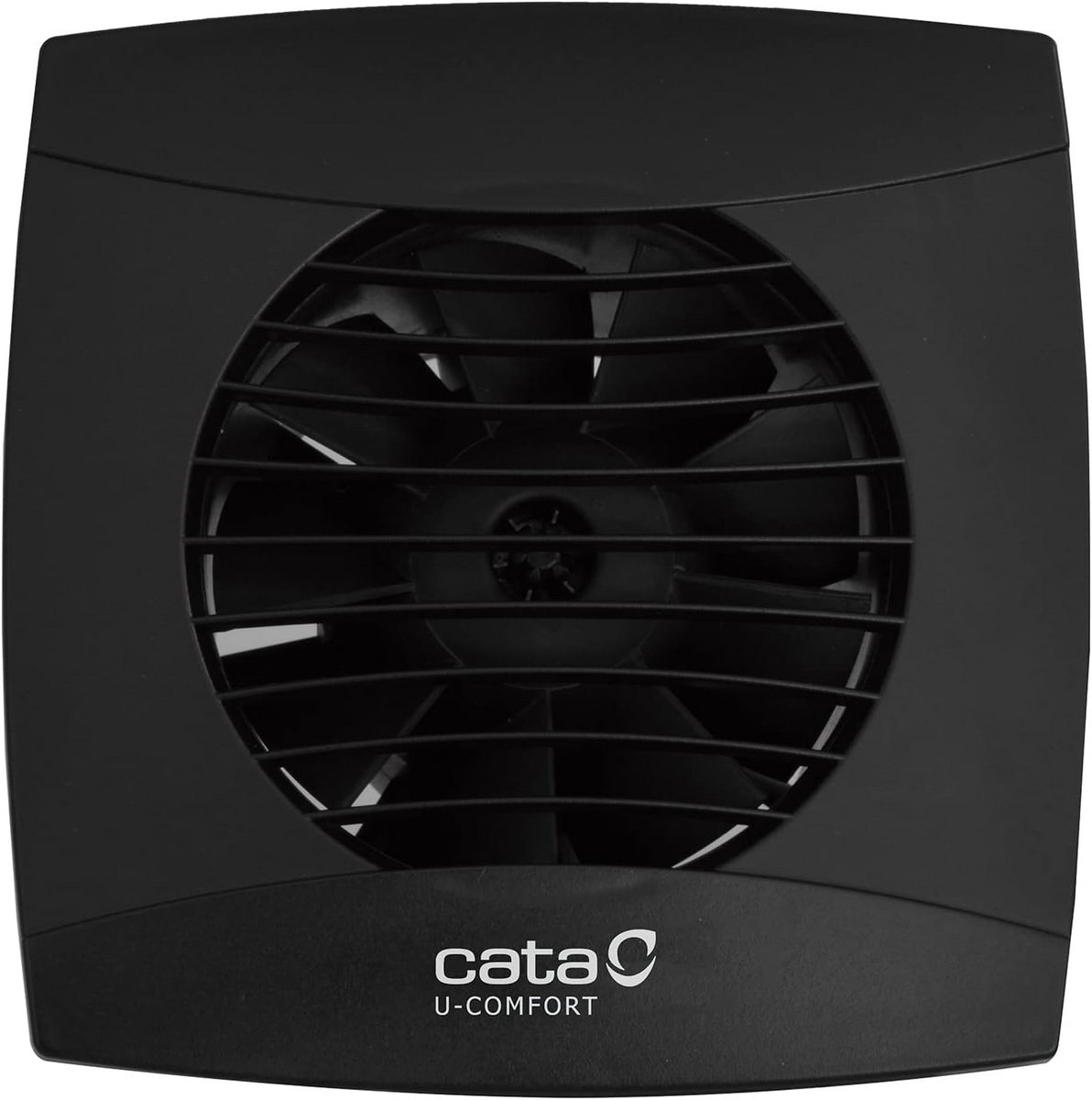 Stille Afzuigventilator Badkamer Zwart Energieklasse B Laag Verbruik 150x150mm