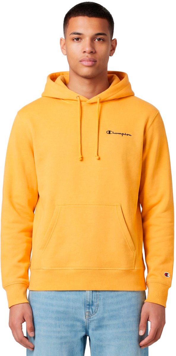 Champion Sweater Heren Hooded Sweatshirt 2XL Geel