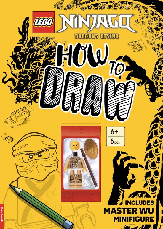 LEGO® NINJAGO®: How to Draw (with Master Wu minifigure) - cover