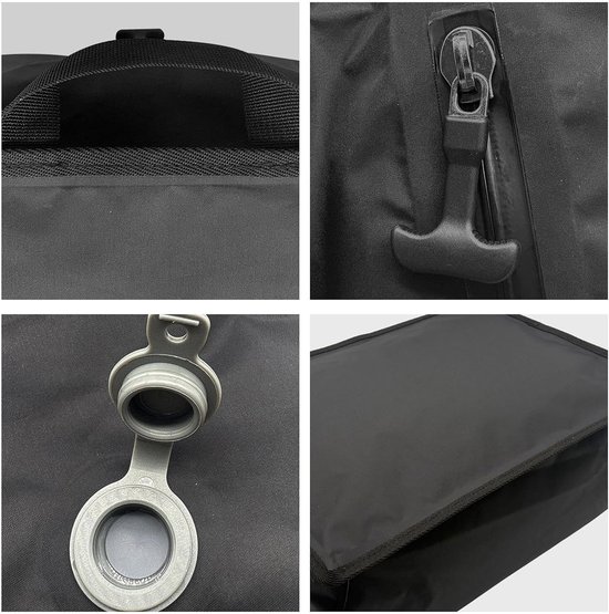 Vacuüm Opbergzakken - Kledingzakken Compressie - Reizen Kleding Opslag - Waterdicht Luchtdicht - 49.9L x 26.7B - Zwart — afbeelding 5