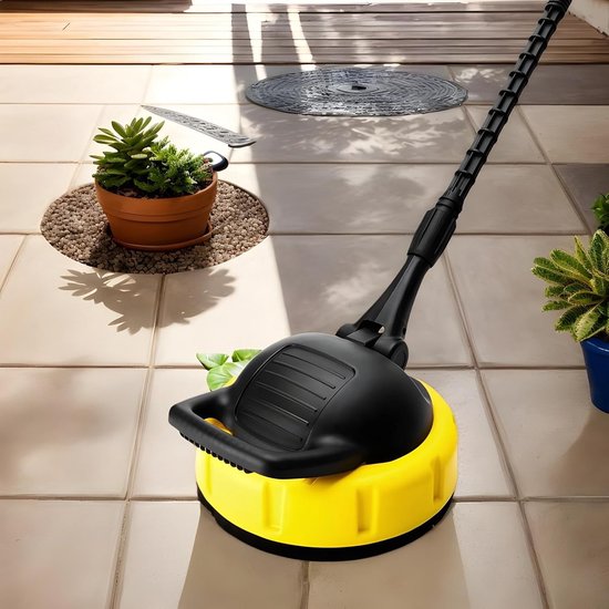 Terrasreiniger Hogedrukreiniger - Betonreiniger Buitenkant - Oprit Terras Schoonmaken - Roterende Borstelkop - 329 x 323 x 317 cm — afbeelding 2