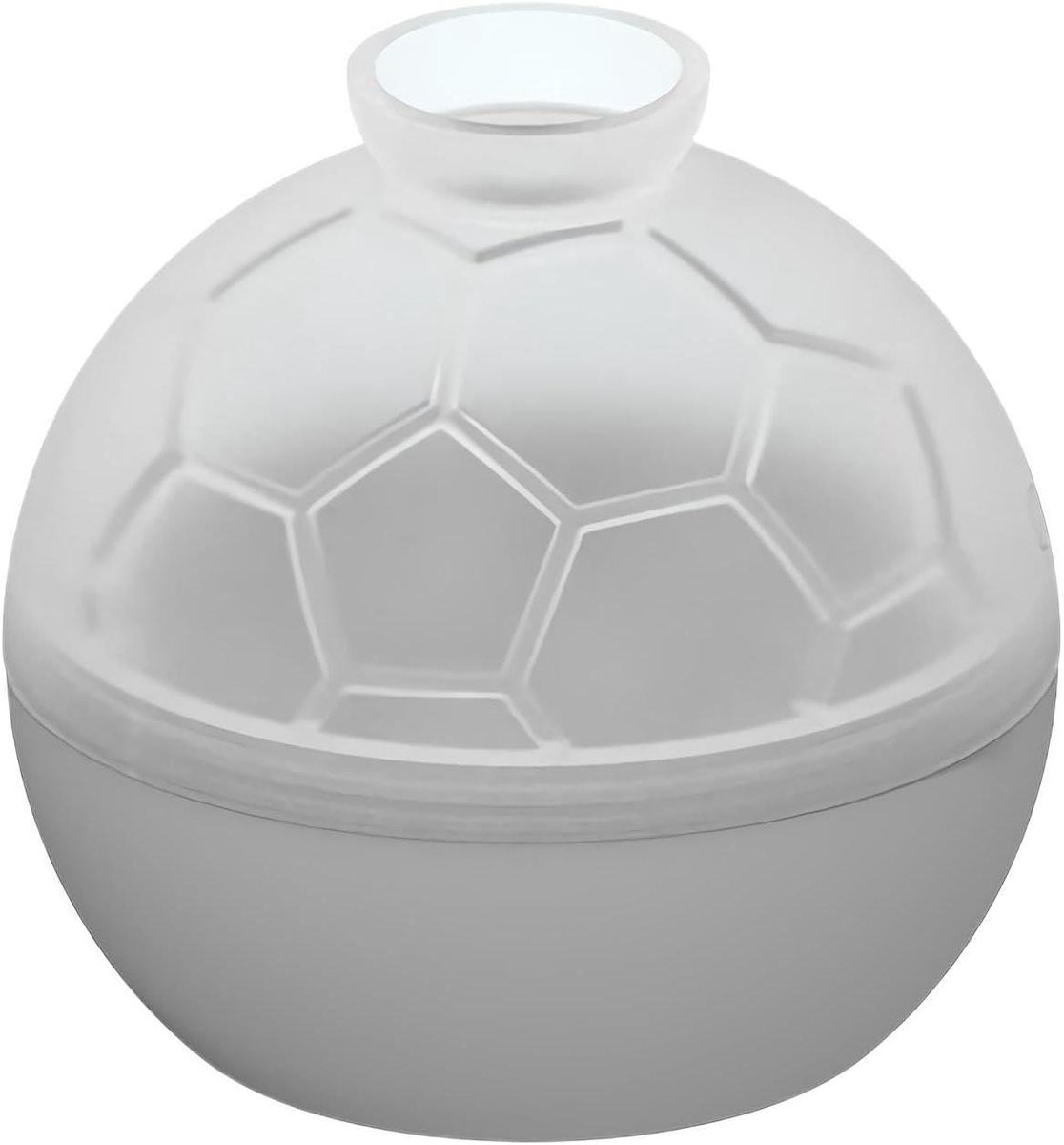 IJsballen Vorm - Voetbal ijs - Drankjes Koelen - Langzaam Smeltend - Grote Bol - Grijs