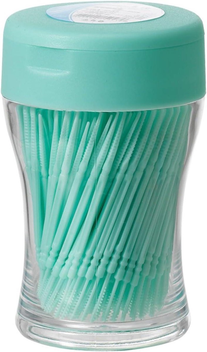 Dubbelzijdige Tandenstokers - Plastic Picks - Mondhygiëne Verbeteren - Dubbele Punt Ontwerp - 200 Stuks - Multicolor