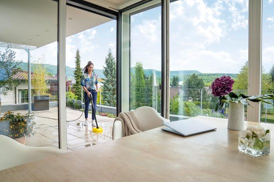 Hogedrukreiniger - Krachtige reiniger - Auto en huis - 110 Bar druk - 29 x 305 cm - Geel zwart — afbeelding 5