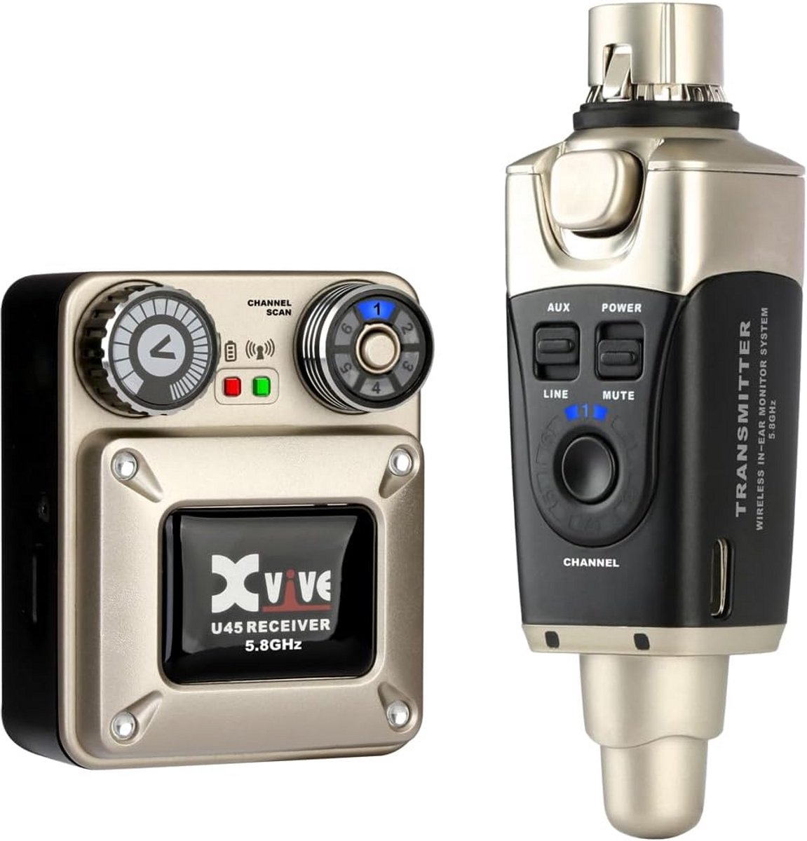 Draadloos In-Ear Monitor Systeem 5.8 GHz voor Live Optredens