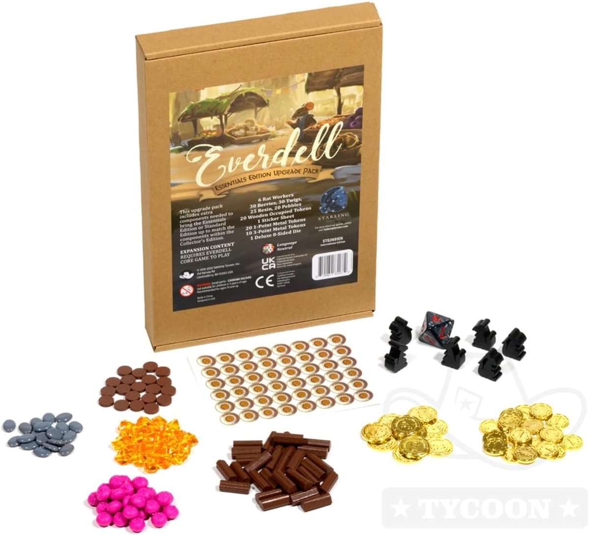 Asmodee Everdell Upgrade Pack bordspel uitbreiding essentials.