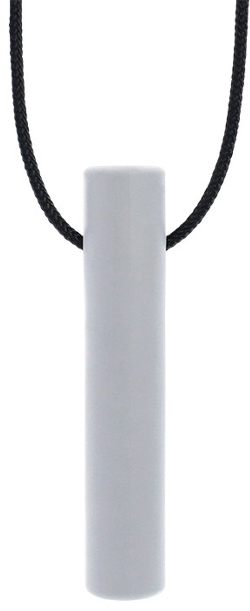 ARK Therapeutic kauwketting bijt tube speelgoed lichtgrijs standaard.