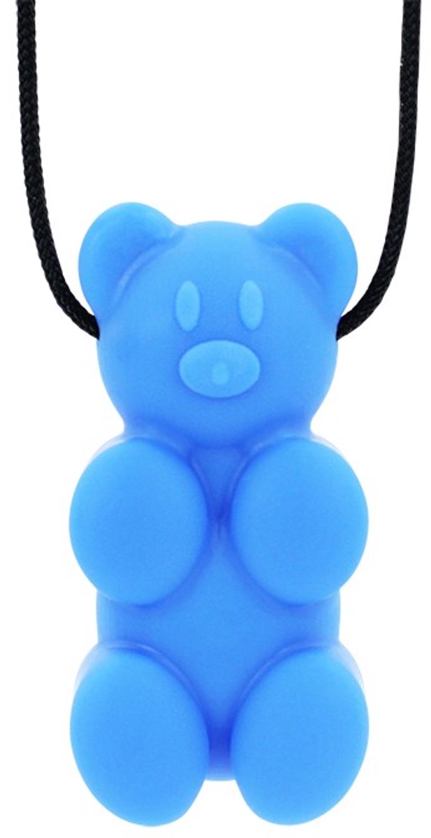 ARK Therapeutic kauwketting gummy bear sensorisch speelgoed blauw.