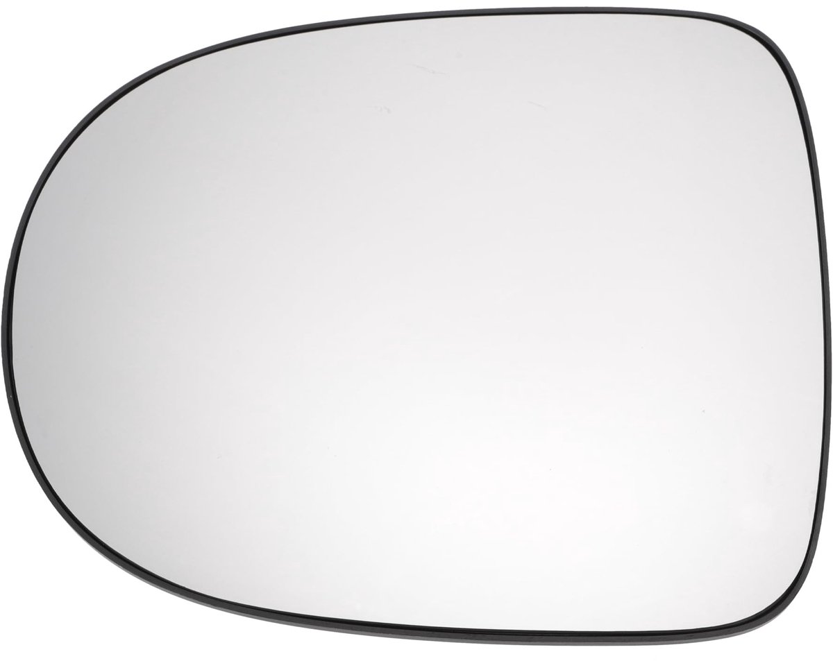 ONF3 - Achteruitkijkspiegel - Vervangend Glas - Convex - Wit - Verwarmd - Geschikt voor Renault 2010-2013 en 2007-2014