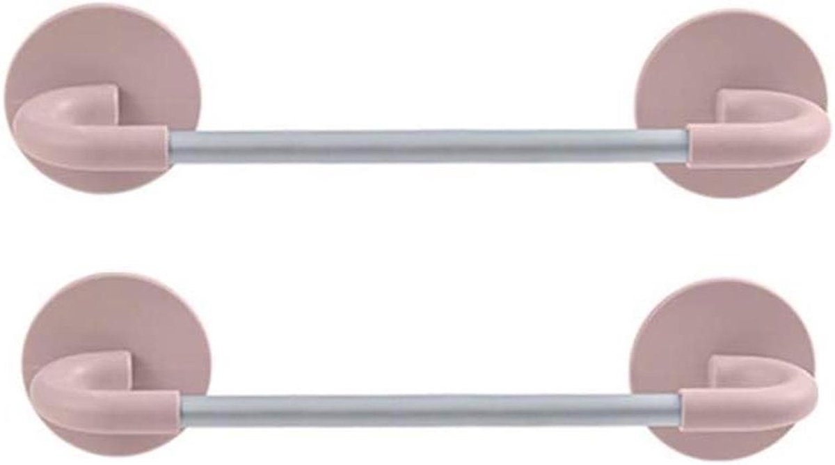 Schoenenrek - Wandmontage - Ruimte Besparen - Zelfklevend - 26.5CM - Roze