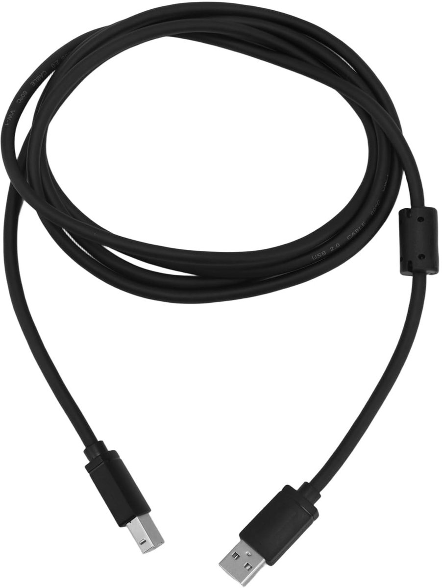 USB 2.0 Printer Kabel 2m - Snelle USB-A naar USB-B Verbinding voor Printer