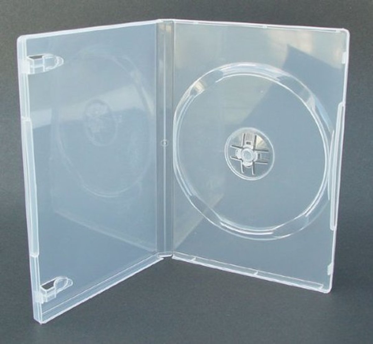 Panmer DVD Case 7mm Clear - 100 Stuks - Ideaal voor Opslag en Bescherming