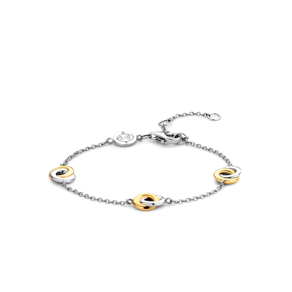 TI SENTO Dames Armband - 925 zilver - Zilver geel verguld - 2925SY