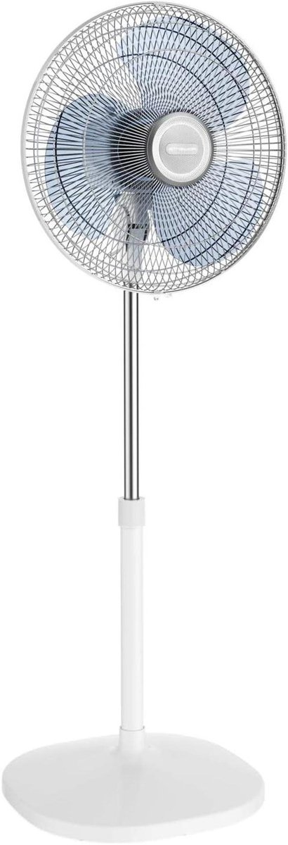 Tripod Ventilator - Vloerstaande Fan - Koelte Creëren - Stille Werking - Tot 1.3m Hoog - Wit