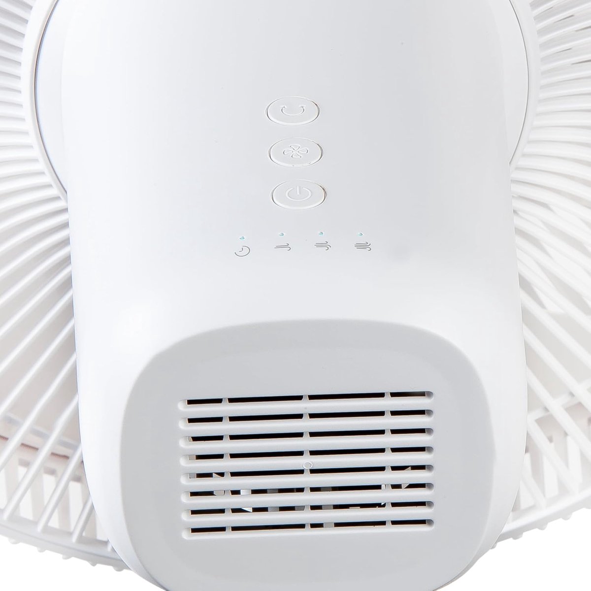 Ventilator met Aroma - Staande Tafelventilator - Kamertemperatuur Regelen - 2-in-1 Hoogte Verstelbaar - 35 cm Diameter - Wit