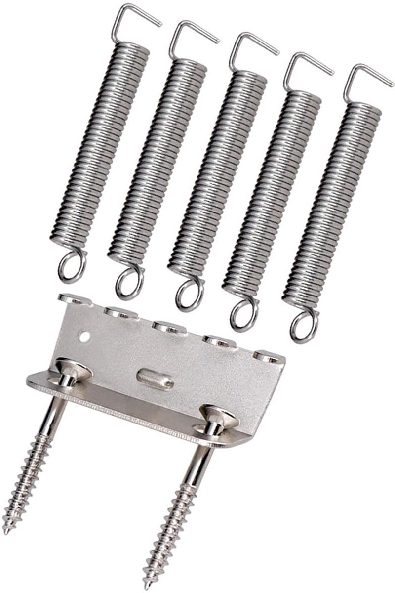 aladdien - Gitaar Tremolo Systeem - Vintage Klauw Schroeven Kit - Eenvoudig te installeren - Heavy Duty Staal - Geschikt voor Fender ST Strat - 5 ve..