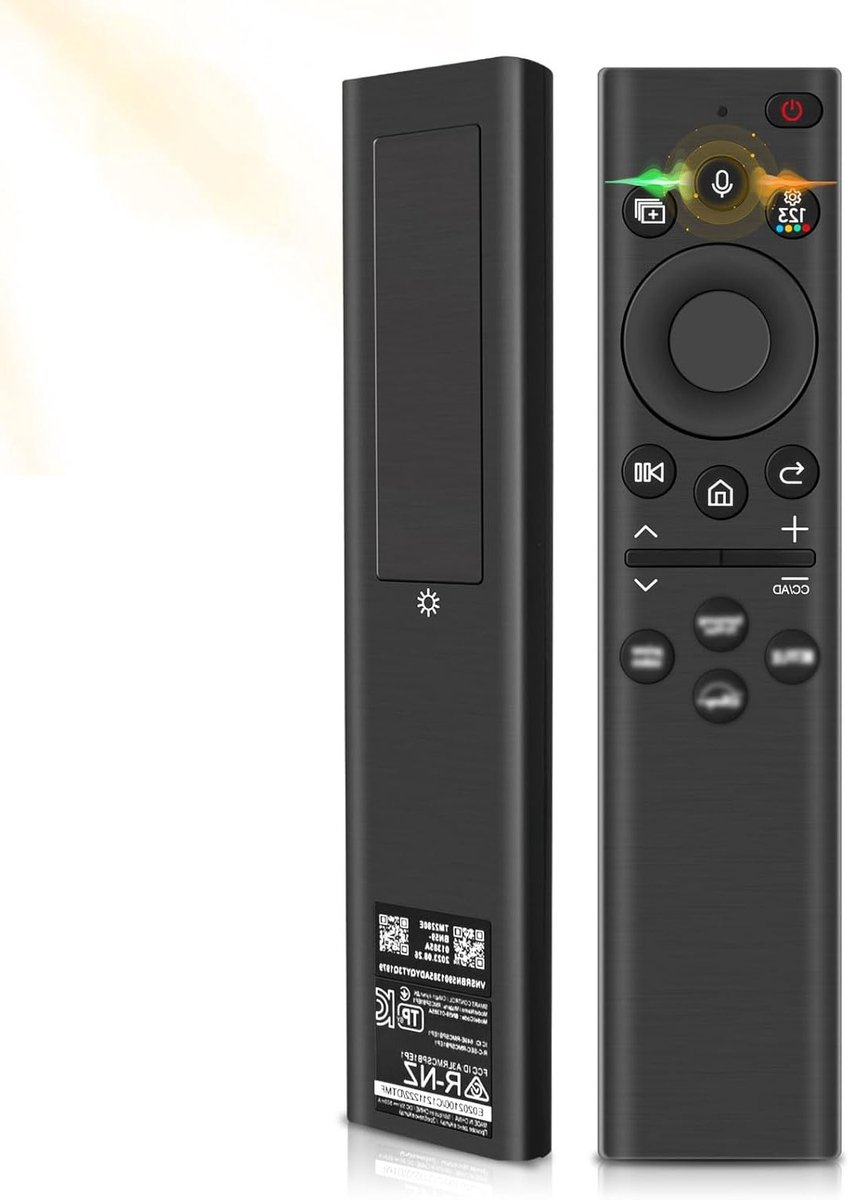 Universele Afstandsbediening voor Smart TV, Vervangende Afstandsbediening met Spraakfunctie, Compatibel met Diverse Smart TV Merken
