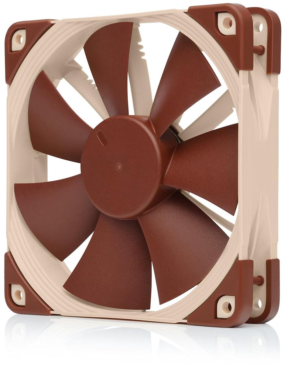 PC Ventilatoren - Stille Koeler - Computer Koeling - Hoge Statische Druk - 120mm 3 Stuks - Bruin