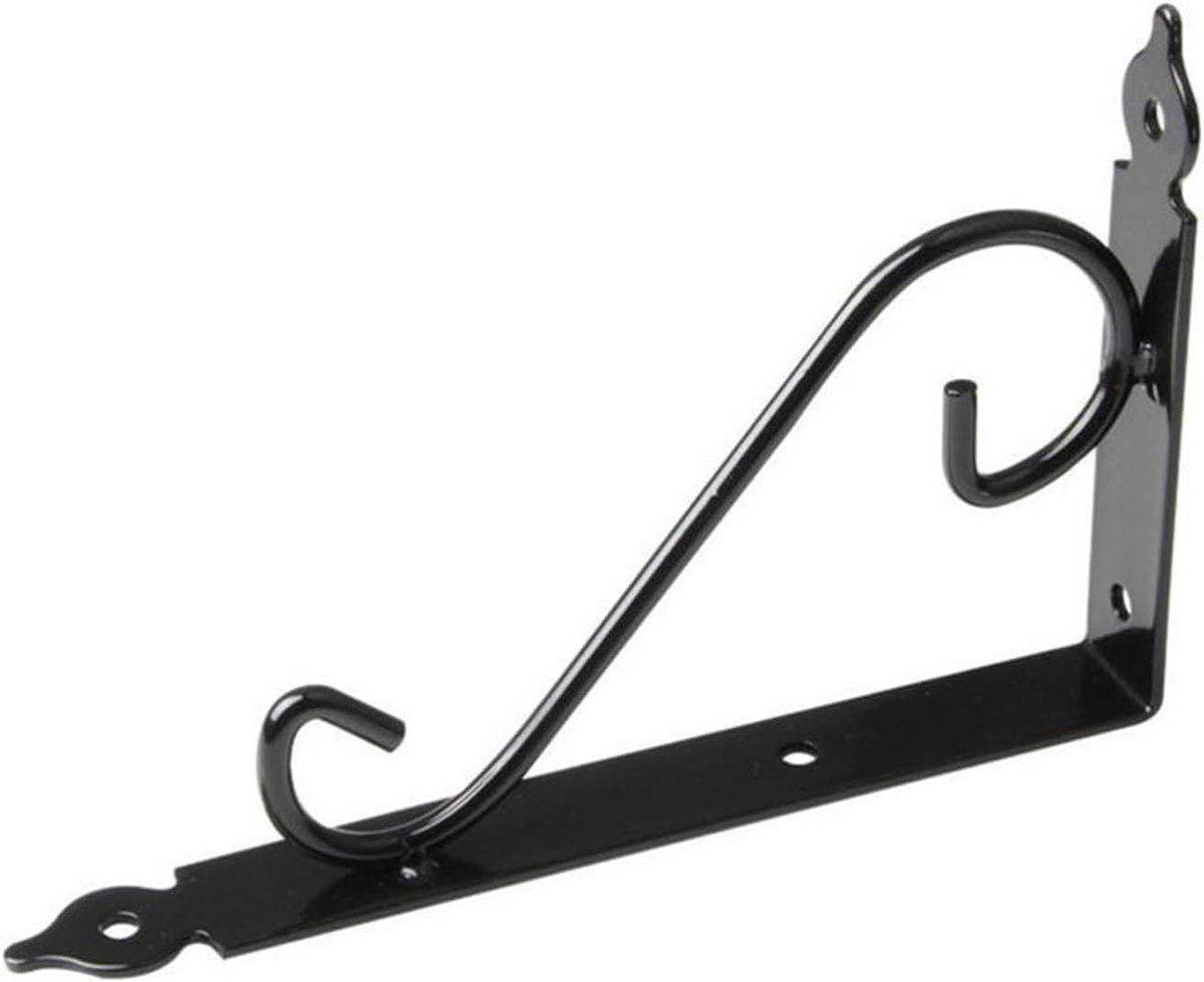 Draagsteunen Plank - Wandsteunen Hoek - Opbergen Keuken - Onzichtbare Steun - 150mm - Zwart