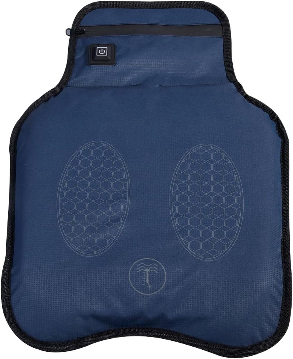 Motorfiets Stoelverwarmer - Verwarmingskussen Fiets - Comfortabele Ritten - Intelligente Verwarming - 35 x 32.8 x 6.3 cm - Zwart