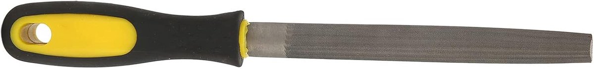 Metalen Vijl - Tandvijlgereedschap - Metaal Bewerken - Antislip Comfortgreep - 26cm - Grijs