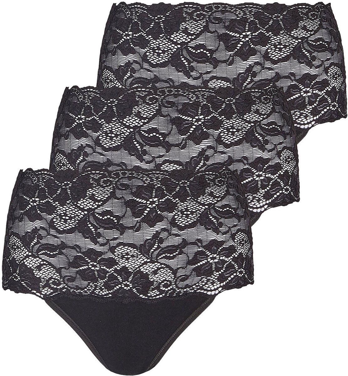 3-pack dames tailleslip Fine Cotton