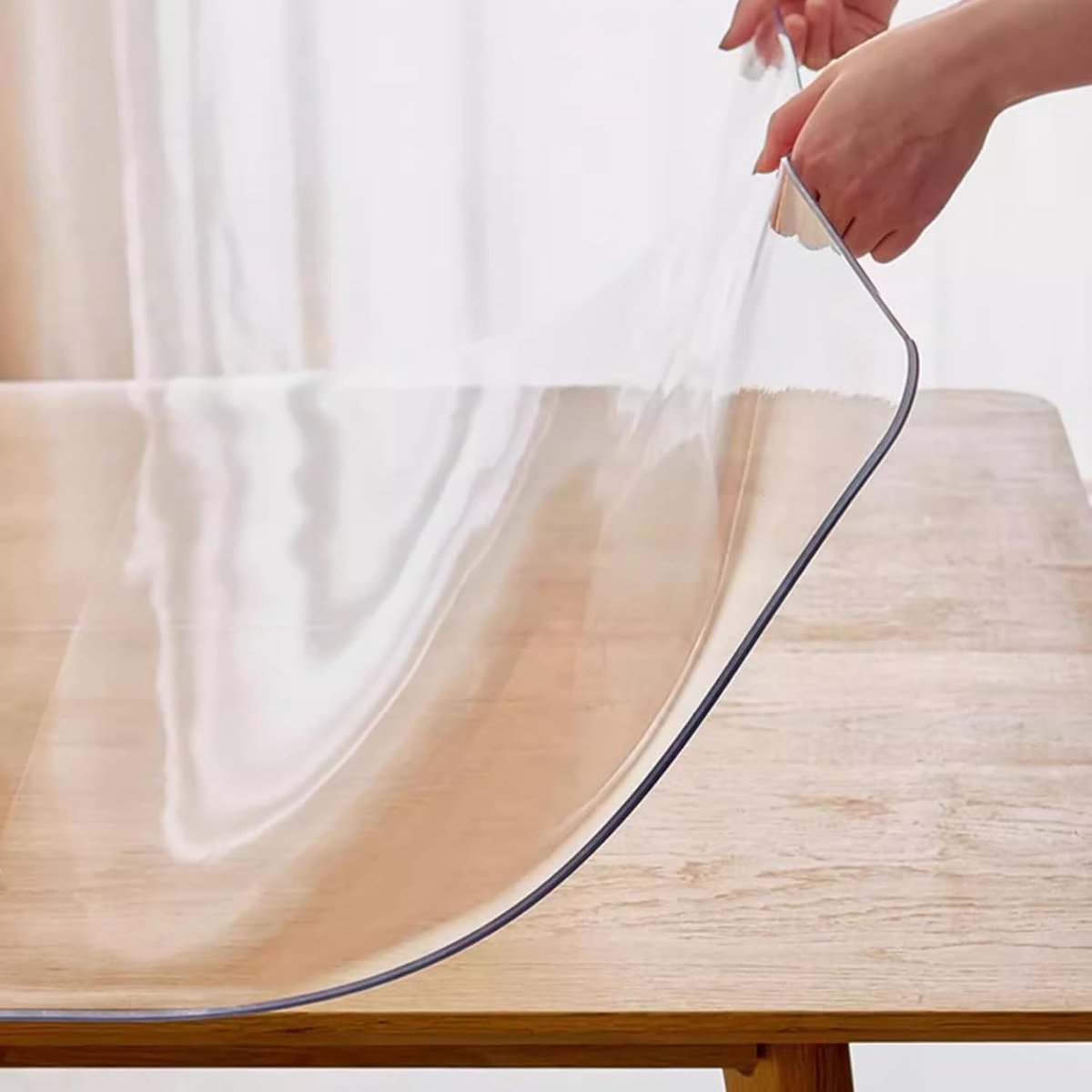 Tafelkleedbeschermer - Bureauhoes - Tafel Beschermen - Waterdicht PVC - 140x250cm - Transparant