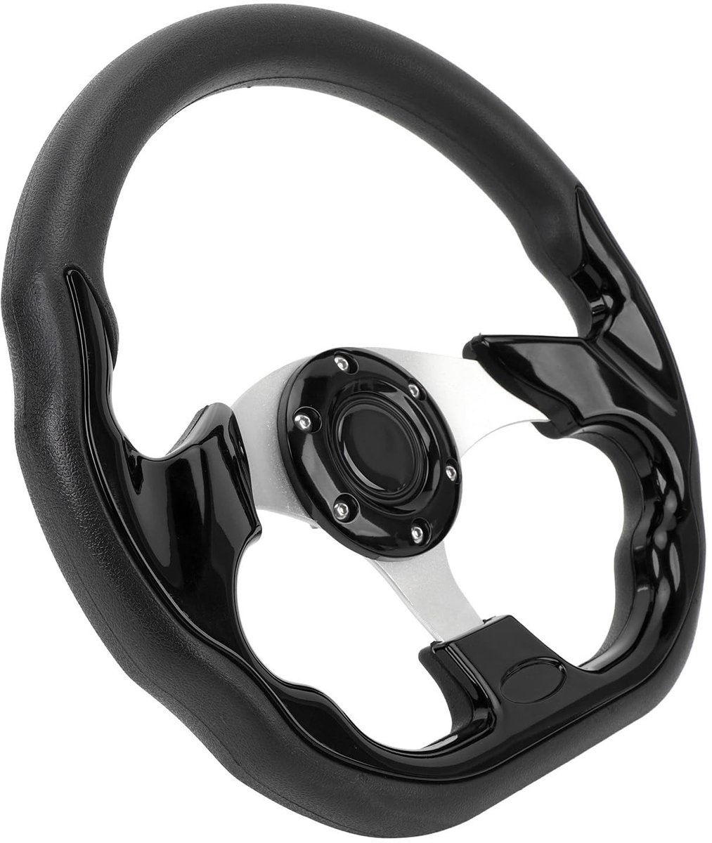 aladdien - 13 inch racestuur - Sportstuur met verbeterde grip - Eenvoudige installatie - Geschikt voor verschillende voertuigen - PU-materiaal - Voo..