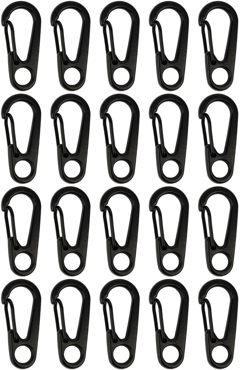 ONF3 - Mini Carabiner Haken - Sterke Sleutelhangers voor Outdoor Activiteiten - Ideaal voor Avonturen - Lichtgewicht en Duurzaam - Handig voor S...