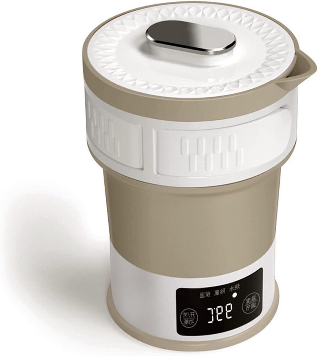 Klapbare Waterkoker - Reis Waterkoker - Snel Water Koken - Compact Opvouwbaar - 600ml Inhoud - Rood