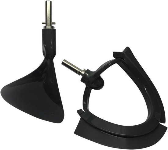 Mixer Accessoire - Beslagkom Gereedschap - Bakken en Mixen - Flexibel Acryl Ontwerp - Voor KMX75 Serie - Transparant van Merkloos — afbeelding 2