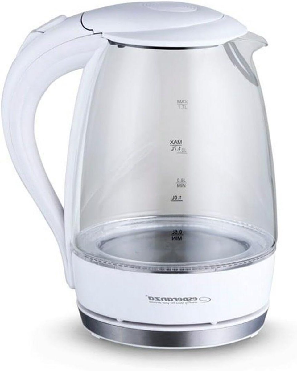 Elektrische Waterkoker - Kookpot Glas - Snel Water Koken - Grote Capaciteit - 17 Liter - Roestvrij Staal