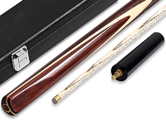 Biljartkeu - Snooker Keu - Spel Verbeteren - Handgemaakt Essenhout - 145 cm 9mm - Natuurlijk — afbeelding 2