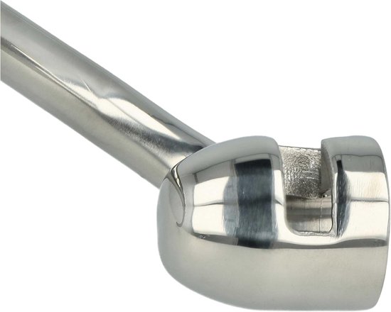 Kneedhaak Keukenmachine - Roerhaak Deeg - Zwaar Deeg Kneden - Antiaanbaklaag - 18 x 6 cm - Zilver — afbeelding 3