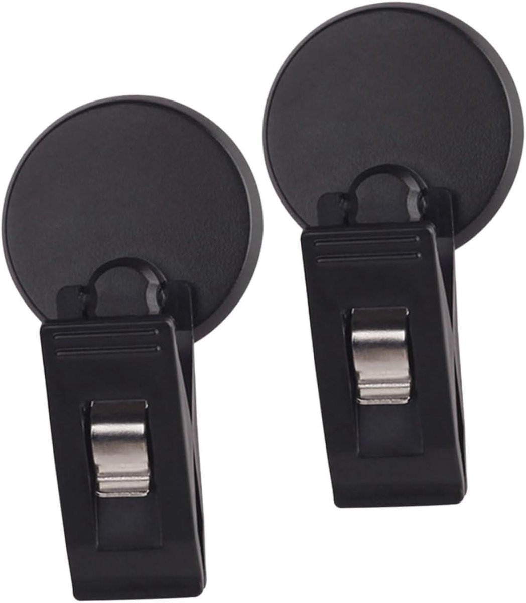 Auto Clips - Kaarthouders - Auto Organiseren - Zelfklevend - 3 x 5.6 cm - Zwart